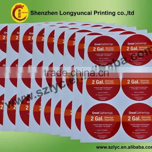 Customized PET Round Adhesive Label thumbnail-1