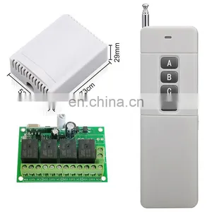 1km Wireless Remote Control Switch 433mhz 4 ch Wireless Remote Control Switch Transmitter thumbnail-1