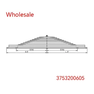 3753200605 Heavy Duty Vehicle Rear Wheel Spring Arm Wholesale For Mercedes Benz thumbnail-1