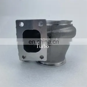 G25 Standard Rotation AR 0.49 T25 Turbine Housing Stainless Steel thumbnail-2