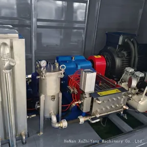 264kw Diesel Engine Drive Tube Cleaning High Pressure Hydro Jetting Machine Industrial Pipe Cleaning System thumbnail-1