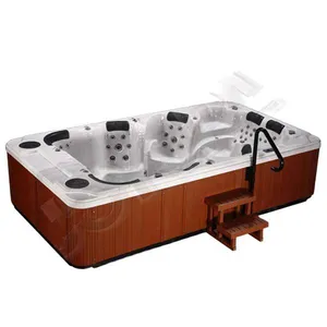 OEM Deluxe Large 8 Person Outdoor Spa In-ground Whirlpool Spa Tub thumbnail-6