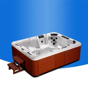 Luxurious Spa Tub Garden Outdoor Hot Tub Spas With Gecko Balboa System thumbnail-2