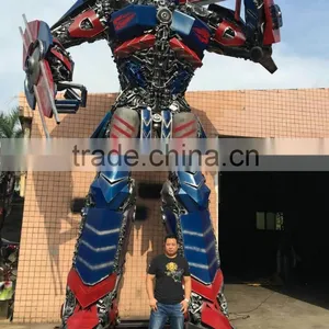 Large Modern Famous Arts Iron Sculpture for Outdoor Decoration 7 Meters High Optimus Prime thumbnail-1