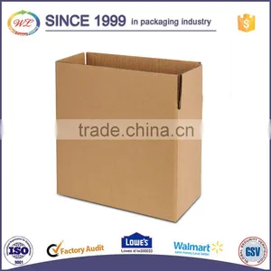 Recycled Cardboard Folding Brown Classical Kraft Paper Shipping Box thumbnail-1