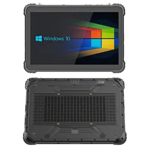 HR1260i5 Cheapest Factory 12.6'' Intel I5 16GB+256GB Rugged Tablet PC With NFC 2D Barcode UHF RFID 4G LTE Docking Station Aviation Plug thumbnail-3
