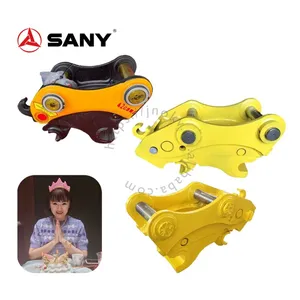 Original Sany SY35 Excavator Quick Coupler Attachment | Hydraulic Quick Hitch | Compatible thumbnail-1