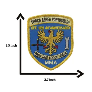 Custom Shield Patches Embroidered Badges for Uniform thumbnail-2
