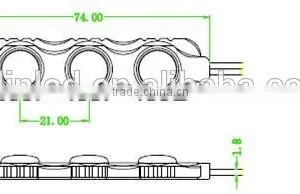 Outdoor Lighting Waterproof New Products 2835 3 Chips Led Module Wholesale thumbnail-5