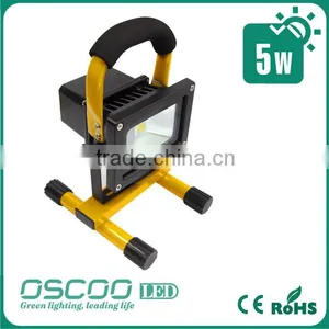 2014 Hot Now, Rechargeable Flood Light 5W so Convenient Led Floodlight Emergency Lamp From OSCAR LED thumbnail-1