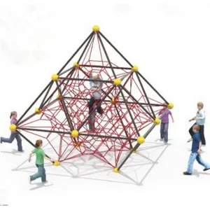 Outdoor Kindergarten Climbing Net Frame and Drill Cage, Large-scale Climbing Net for Children's Amusement Facilities in Parks and Communities, Custom Manufacturer thumbnail-4
