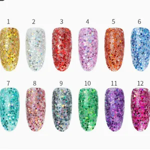 Scallion Jelly Powder, Nail Glitter, Fashionable Nail Iridescent Glitter, Nail Accessories, Body Makeup Glitter thumbnail-4