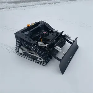 CE EPA Euro 5 Gasoline Engine Fast Weeding Tracked Remote Control Mowing Robot thumbnail-6