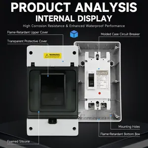 VaneAims IP65 Waterproof Box for 2P 125A/250A Circuit Breaker Outdoor Protection thumbnail-3