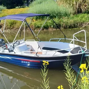 YATE 4.2m Thickened Aluminum Alloy Speed Fishing Boat Customizable Vessel thumbnail-1