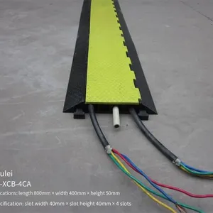 Jiulei Brand Jl-xcb-4ca Rubber and Plastic Bridge Belt (picture) - Length: 800mm * Width: 400mm * Height: 50mm - Slot Width: 40mm * Slot Height: 40mm * 4 Slots thumbnail-2