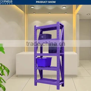 Beautiful Color Metal Storage Rack Stainless Steel Plate Shelfs thumbnail-2