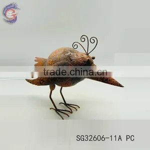 Shabby Chic Metal Garden Ornaments Birds thumbnail-1