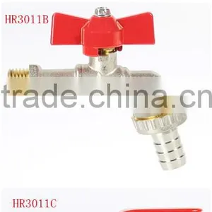 HR3011 Factory Manufacture Mini Brass Tap Bibcock Valve thumbnail-1