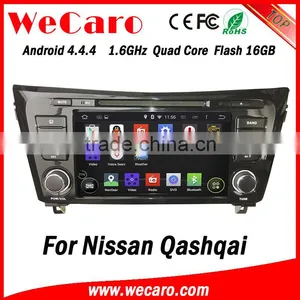 Newest Android 4.4.4 Car Dvd 8" in Dash Car Audio System for Nissan Qashqai Android Bluetooth 2014 2015 thumbnail-1