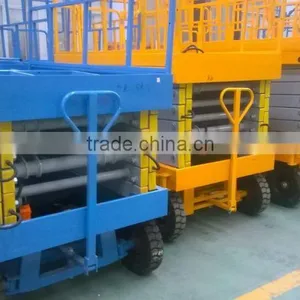 8m 0.3--1ton Factory Direct Sale Battery Powered Scissor Lift Platform Hydraulic thumbnail-5