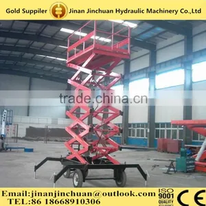 500kg Used 4 Post Car Lift For Sale Mobile Hydraulic Car Lift thumbnail-1