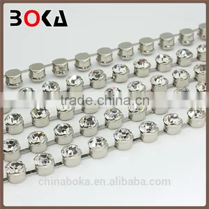 // Attractive Ss18 Diamond // Crystal Studs Rhinestone Chains // thumbnail-1