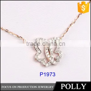 2015 New Fancy Gold And Silver Allah Pendant Necklace thumbnail-1