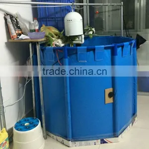 Tarpaulin Waterproof Flexible Fish Ponds , Folding Fish Tanks thumbnail-5