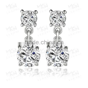 Fine Jewelry Hanging Women's Wedding Shining Earrings thumbnail-5
