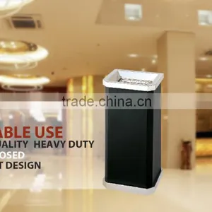 Durable Stainless Steel Dust Bin Garbage Trash Bin thumbnail-2