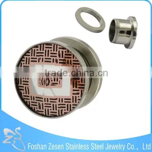 Christmas Stainless Steel Tunnels Piercing Jewelry Ear Flesh Tunnel thumbnail-2