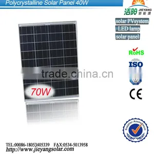 Hot Sale High Effective 70w Poly Solar Panel Manufacturers in China thumbnail-1