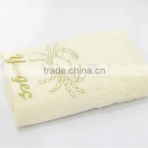 100% Cotton Embroidery Bath/bathroom Towel Set Packing Vertu Constellation thumbnail-1