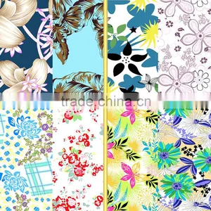 Dongguan Antai Textile Nylon Elastane Printed Swimwear Fabric With Flower Design Pattern thumbnail-1