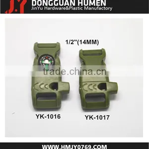 2016 New Product Paracord Buckles With Whistle, Plastic Paracord Buckles thumbnail-2