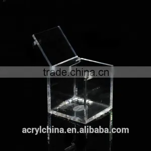 Popular Square Acrylic Cosmetic Flexo Desktop Case thumbnail-1