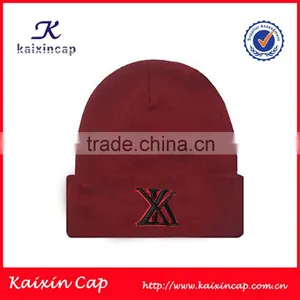 Oem Designed High Quality Acrylic Embroidery Customize Beanie Hat thumbnail-1