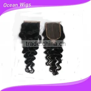Lace Closure ,loose Wave Style, Natural Color 14" thumbnail-1