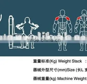 Selling Gym Equipment /best Price/ TZ-6010 Delt Machine thumbnail-3