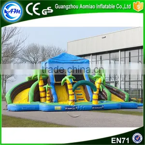 New Product Large Big Kahuna Inflatable Plastic Water Slide With Pool Supplier's Choice thumbnail-1