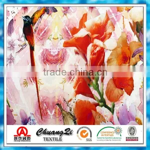 Flower Print Denim Fabric Wholesale thumbnail-5