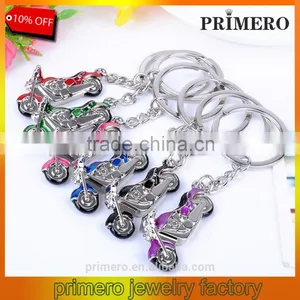 Cheap Hot Sale 3D Simulation Model Motorcycle Metal Key Chain Keyring Jewelry thumbnail-1