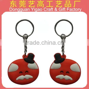 Soft PVC Rabbit Foot Key Chain thumbnail-2