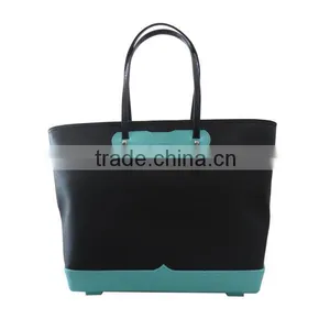 Silicone Tote Shoulder Bag,Lady's Silicone Leather Handbag thumbnail-2