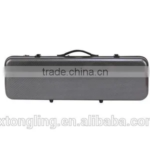 Silver Color Oblong Full Size Violin Hard Case TL-33 Quality Choice thumbnail-2