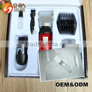 Professional Imported Men Cordless Battery Operate Ceramic Blade Rechargeable Hair Cutting Trimmer Barbering Clipper Machine thumbnail-2