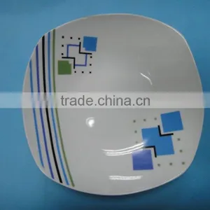 Daily Use Ceramic Porcelain Dishes Plate With Flower Design thumbnail-1