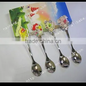 Spoon Gift Set Lovely Style for Kids, Lovely Animal Spoon Desktop Gift Set thumbnail-1