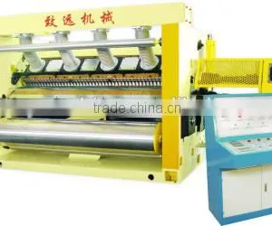Hydraulic Roller Stand Corrugated Paper 2 Ply Cardboard Making Line thumbnail-2